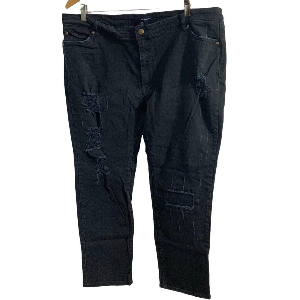 DENIM 24/7 Distressed Hi Rise Jeans Sz 20W